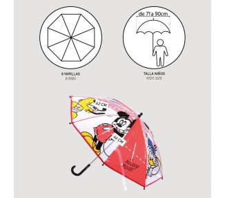 Paraguas manual Mickey Disney 42cm