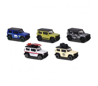 Blister 5 coches metal Suzuki Jimy 7,5cm