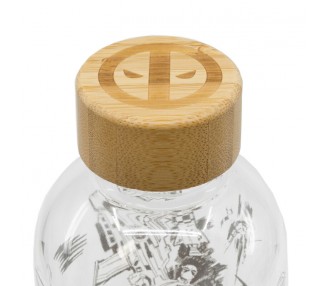 Botella cristal Deadpool Marvel 1030ml