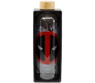 Botella cristal Deadpool Marvel 1030ml