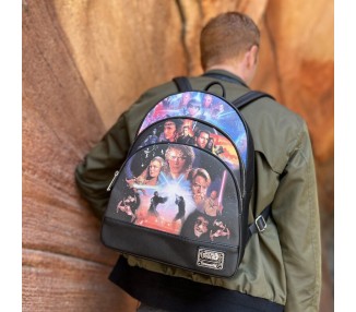 Mochila Trilogia de precuelas Star Wars Loungefly 34cm