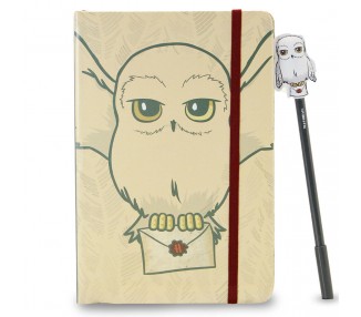Set diario + boligrafo Hedwig Harry Potter
