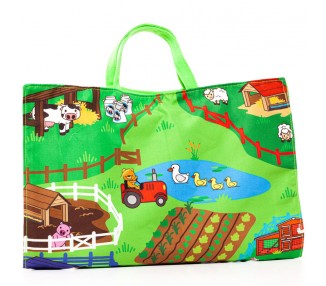 Tapiz granja animales