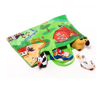 Tapiz granja animales