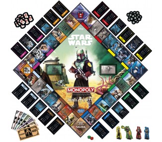 Juego Monopoly Boba Fett Star Wars español