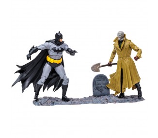 Blister 2 figuras Batman VS Hus Muliverse DC Comics 17cm