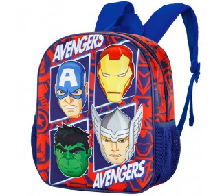 Mochila 3D The Four Vengadores Avengers Marvel 31cm