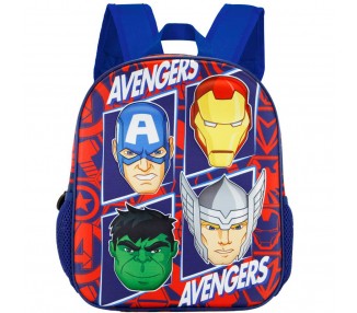 Mochila 3D The Four Vengadores Avengers Marvel 31cm