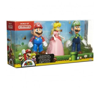 Blister 3 figuras Super Mario Bros 10cm