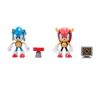 Set figuras Sonic & Mighty Sonic The Hedgehog 10cm