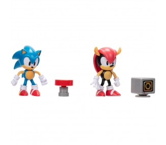 Set figuras Sonic & Mighty Sonic The Hedgehog 10cm