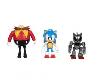 Blister 3 figuras 30th Anniversary Sonic The Hedgehog 10cm