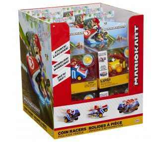 Figura Super Mario Coin Racers Mario Kart 6cm surtido