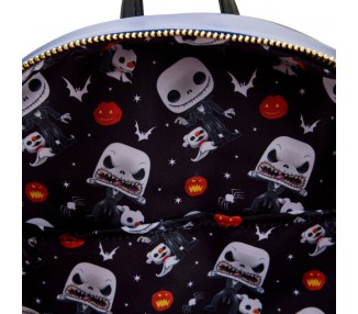 Mochila Jack Skellington Pesadilla Antes de Navidad Disney Loungefly 30cm