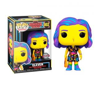 Figura POP Stranger Things Eleven in Mall Outfit Black Light Exclusive