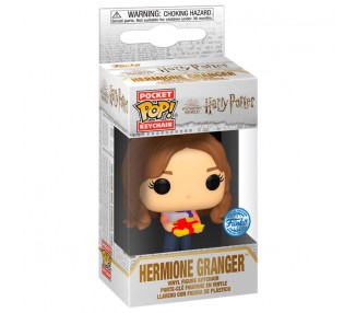 Llavero Pocket POP Harry Potter Holiday Hermione Exclusive
