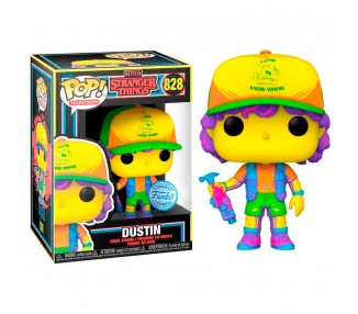 Figura POP Stranger Things Dustin in Beef Black Light Exclusive
