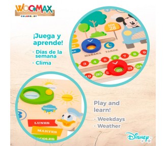 Juego Educativo Calendario Disney