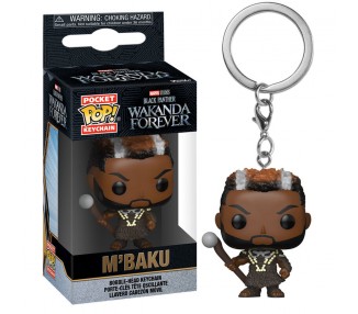 Llavero Pocket POP Marvel Black Panther Wakanda Forever M Baku
