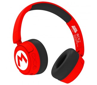 Auriculares inalambricos infantiles Logo Super Mario Bros
