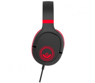 Auriculares gaming Pokeball Black and Red Pokemon