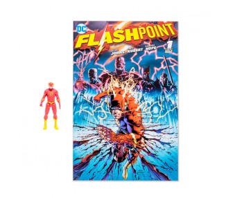 Figura The Flash + Comic Flashpoint DC Comics 7cm