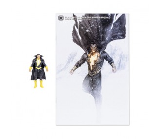 Figura Black Adam + Comic Endgless DC Comics 7cm