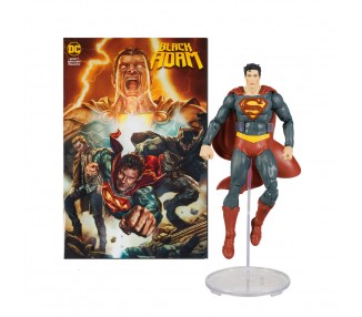 Figura Superman  + Comic Black Adam DC Comics 17cm