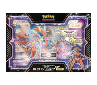 Blister Juego Cartas Coleccionables Deoxys Vmax & Zeraora Vmax Pokemon surtido español