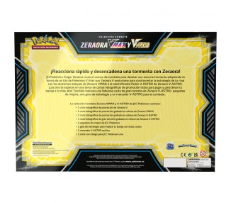 Blister Juego Cartas Coleccionables Deoxys Vmax & Zeraora Vmax Pokemon surtido español