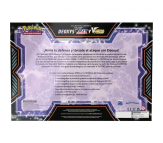 Blister Juego Cartas Coleccionables Deoxys Vmax & Zeraora Vmax Pokemon surtido español