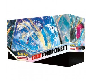 Estuche Juego Cartas Coleccionables Estadio Combina y Combate Tempestad Plateada Pokemon español