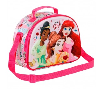 Bolsa portameriendas 3D Strong Princesas Disney