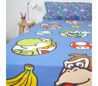 Juego sabanas Super Mario Bros 90cm