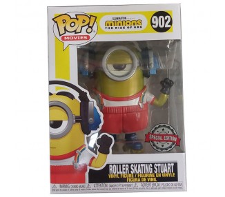 Set figura POP & Tee Minions Roller Skating Stuart Metallic Exclusive