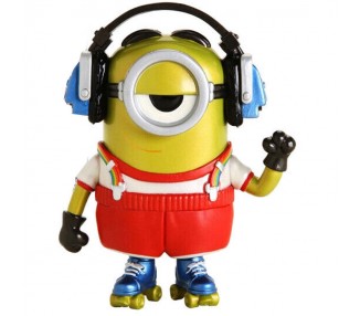 Set figura POP & Tee Minions Roller Skating Stuart Metallic Exclusive