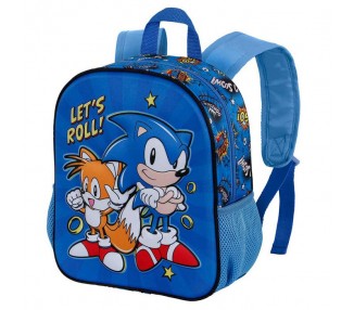 Mochila 3D Lets Roll Sonic The Hedgehog 31cm