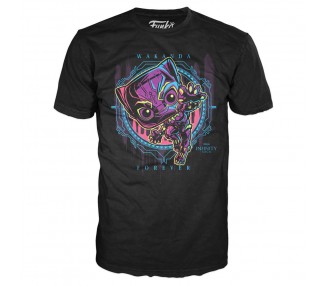 Set figura POP & Tee Marvel Wakanda Forever Black Panther Exclusive