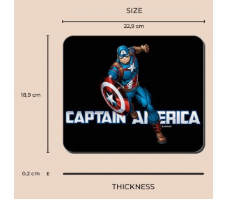 Alfombrilla raton Capitan America Marvel