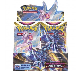 Expositor 36 sobres Cartas Espada y Escudo 10 Resplandor Astral Pokemon Español