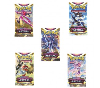 Expositor 36 sobres Cartas Espada y Escudo 10 Resplandor Astral Pokemon Español