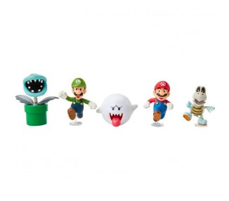 Blister Figuras Super Mario Bros 6cm