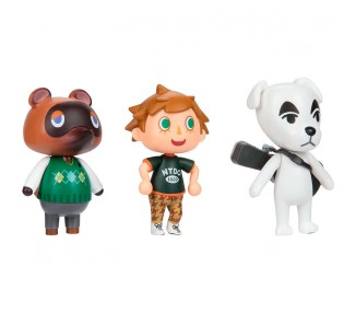Blister 3 Figuras Animal Crossing 6cm