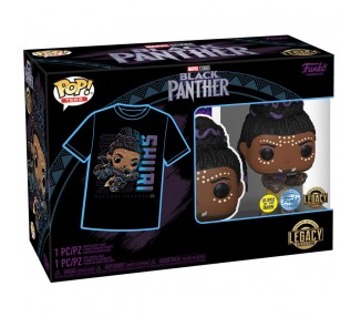Set figura POP & Tee Marvel Black Panther Shury Exclusive