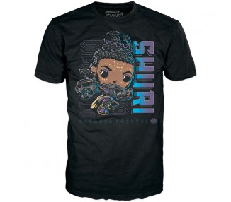 Set figura POP & Tee Marvel Black Panther Shury Exclusive