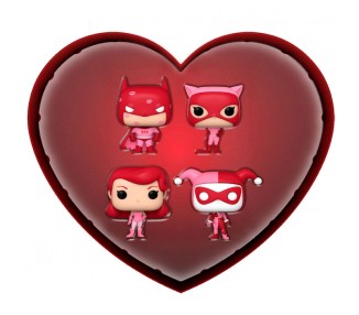 Caja metalica 4 Pocket POP DC Comics San Valentin