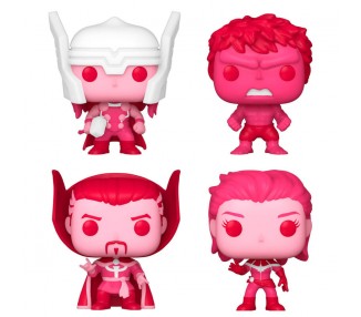 Caja metalica 4 Pocket POP Marvel Classic San Valentin