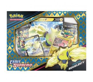 Blister Juego Cartas Coleccionables Regidrago V & Regieleki V Crown Zenith Pokemon surtido