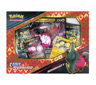 Blister Juego Cartas Coleccionables Regidrago V & Regieleki V Crown Zenith Pokemon surtido