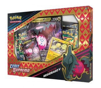 Blister Juego Cartas Coleccionables Regidrago V & Regieleki V Crown Zenith Pokemon surtido